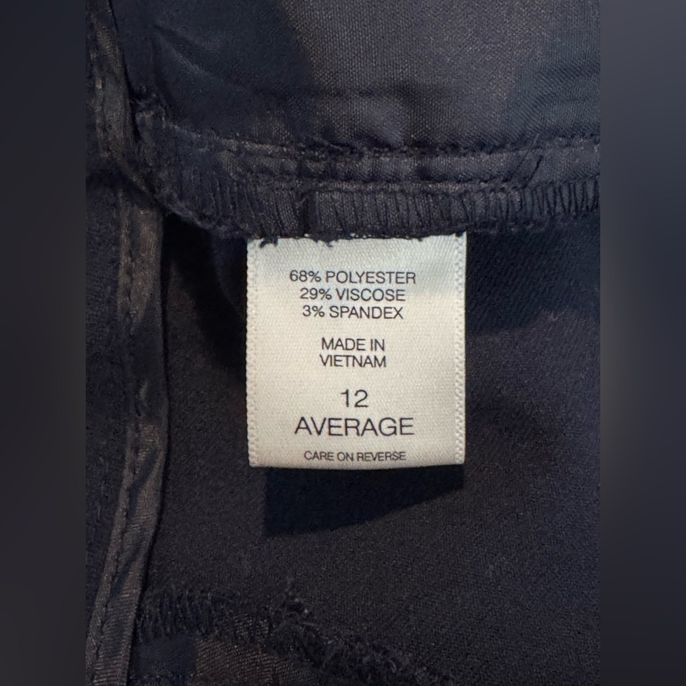 New York & Co. 7th Avenue Design Studio Navy Blue Dress Pants. Size 12. - Picture 6 of 6